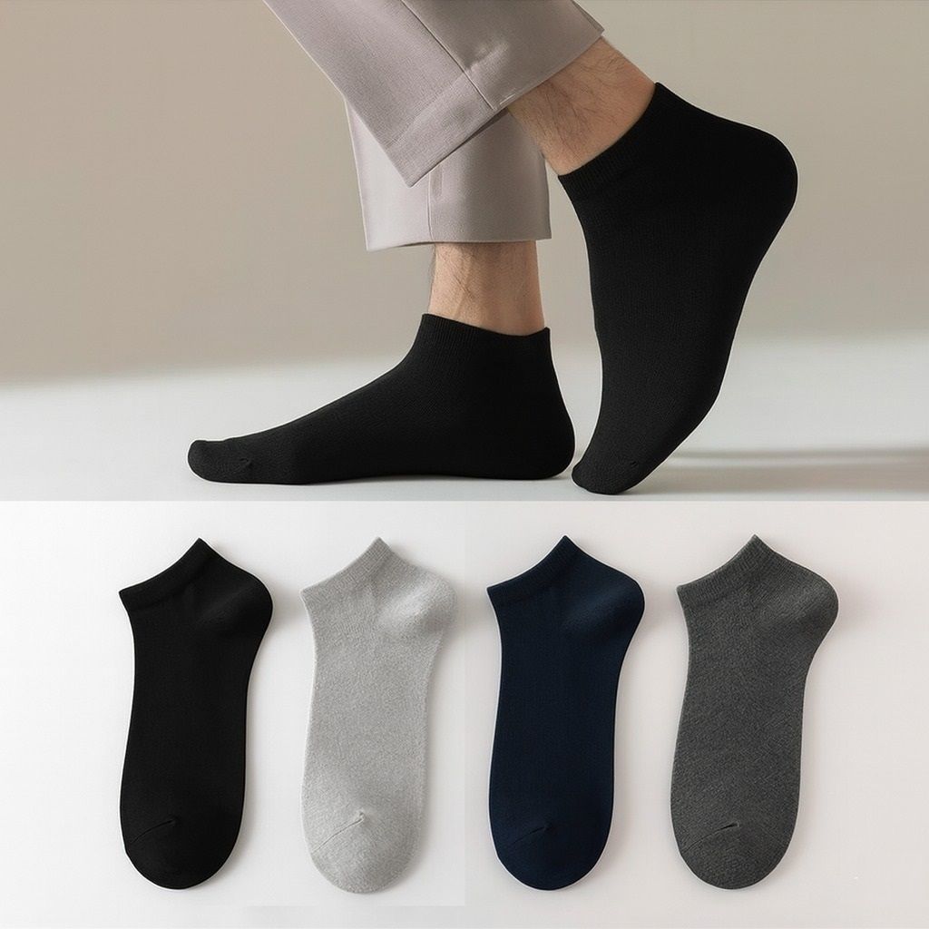 reckzoz Men Solid Ankle Length-picture-24