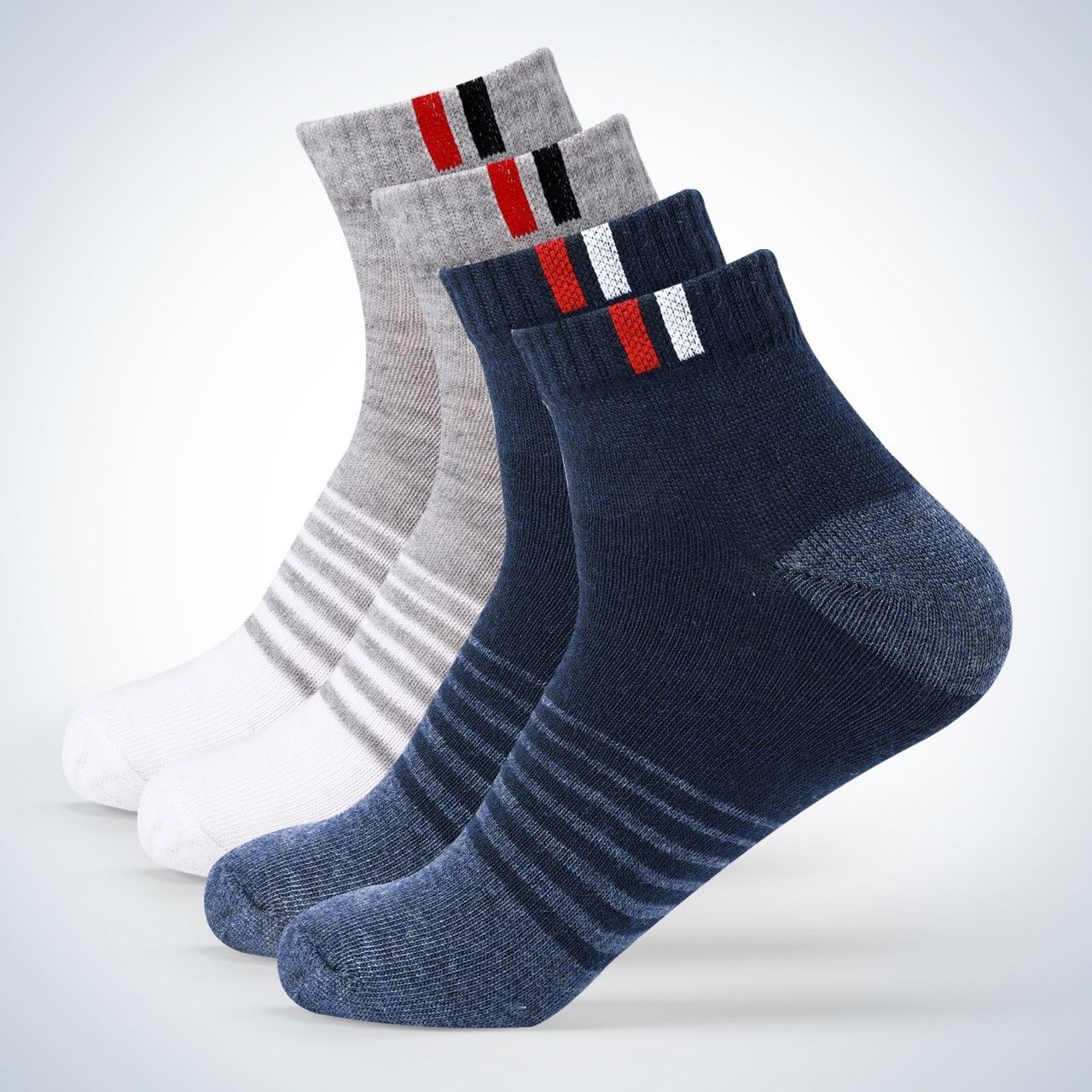 reckzoz Men Self Design Ankle Length-picture-26