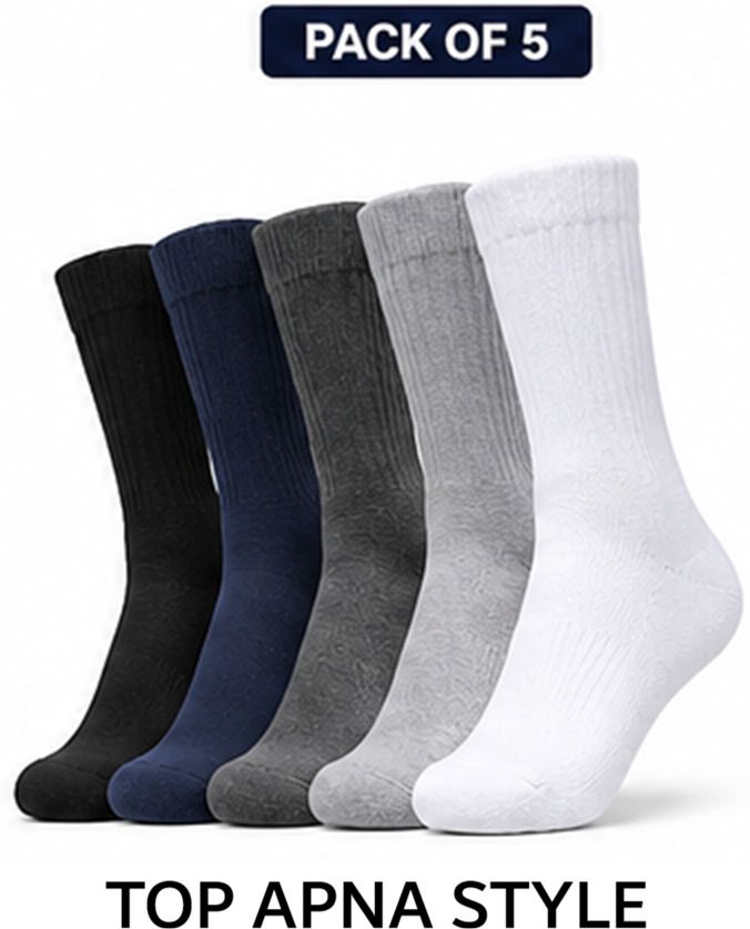 top apna style Men Solid Mid-Calf/Crew-picture-12