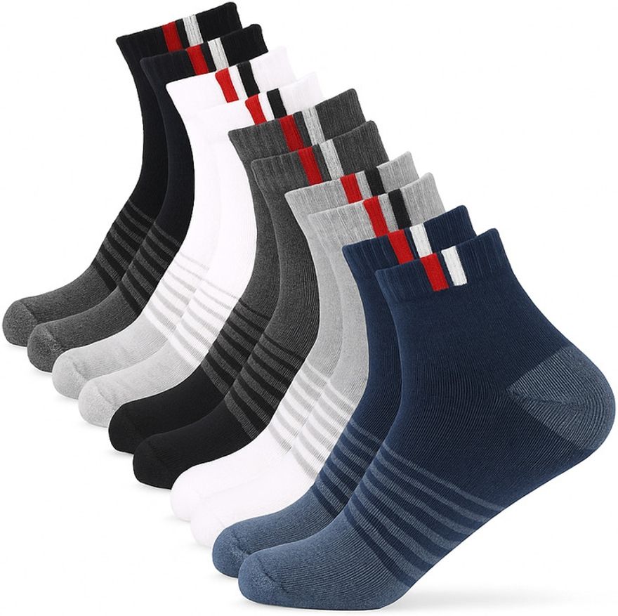 socks for men by escape tribe Men Solid Ankle Length-picture-11