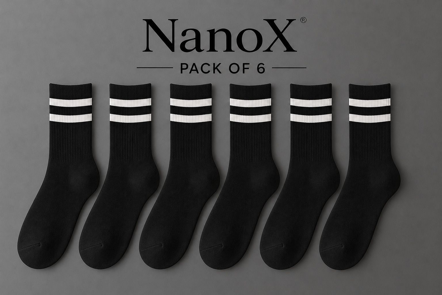 nanox Men Self Design Mid-Calf/Crew-picture-25