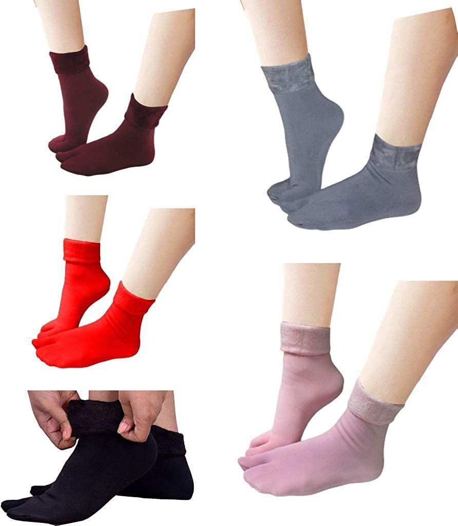 cozyway Women Solid Ankle Length-picture-13