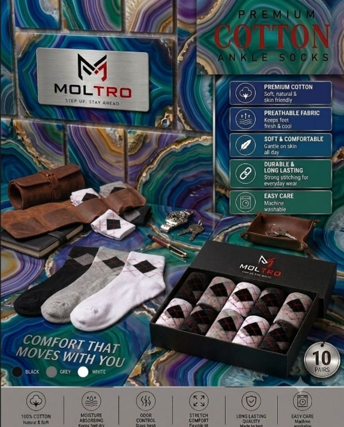 moltro Men Embriodered Ankle Length-picture-30