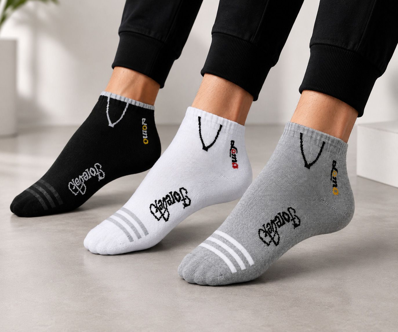 socks for men by escape tribe Men Ankle Length-picture-27