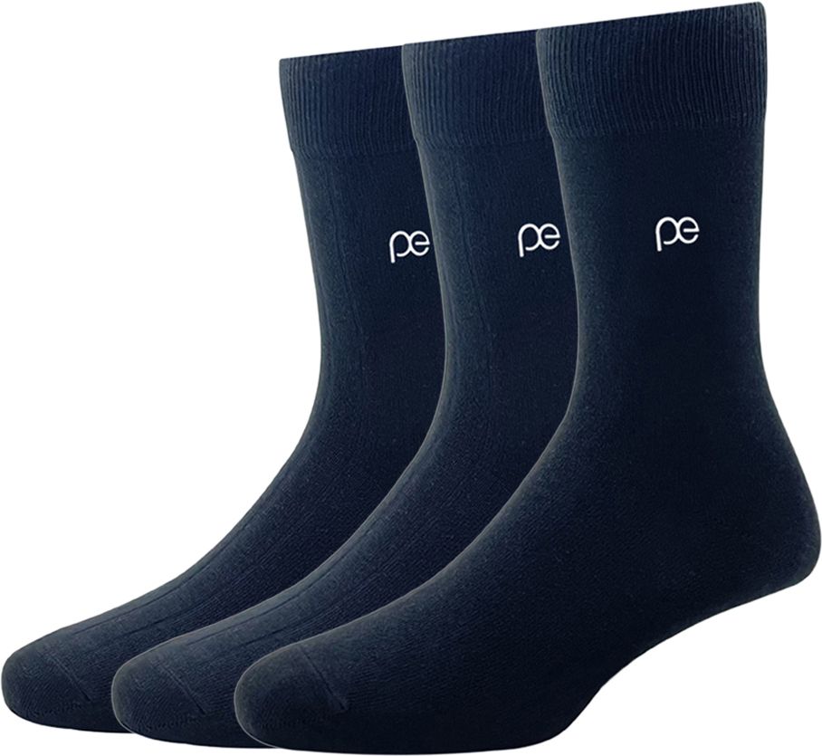 peter england Men Self Design Mid-Calf/Crew-picture-25