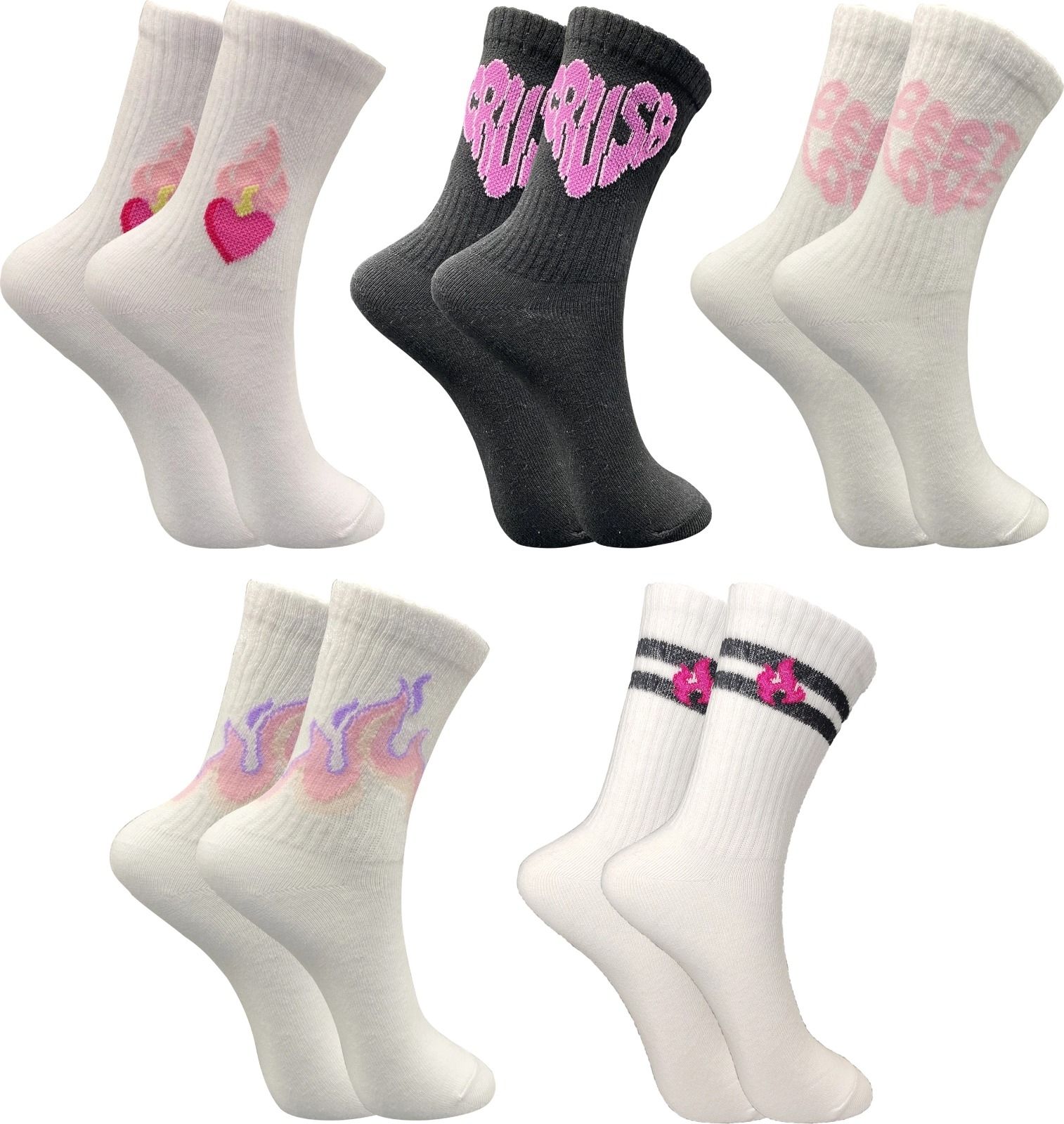 basketship Women Printed Mid-Calf/Crew-picture-11