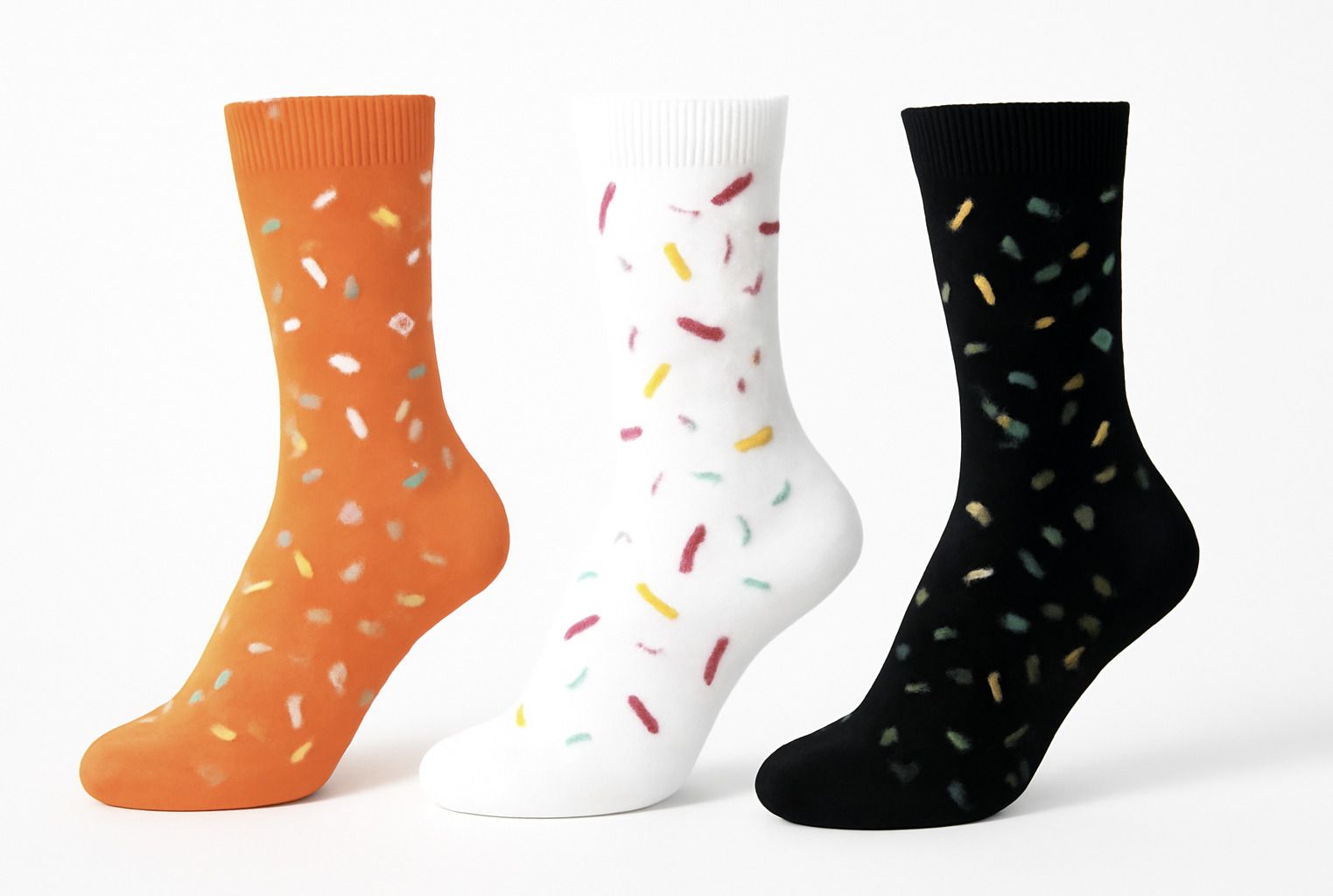 big - confidence Men Graphic Print Mid-Calf/Crew-picture-17