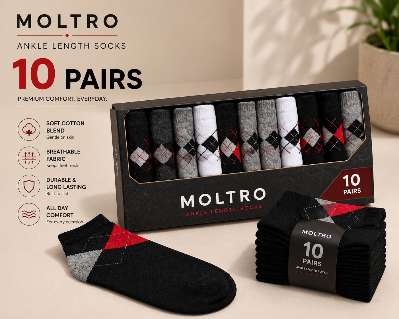 moltro Men Embriodered Ankle Length-picture-25