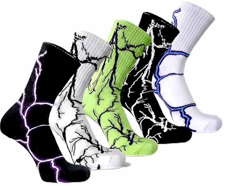 Men Self Design Mid-Calf/Crew