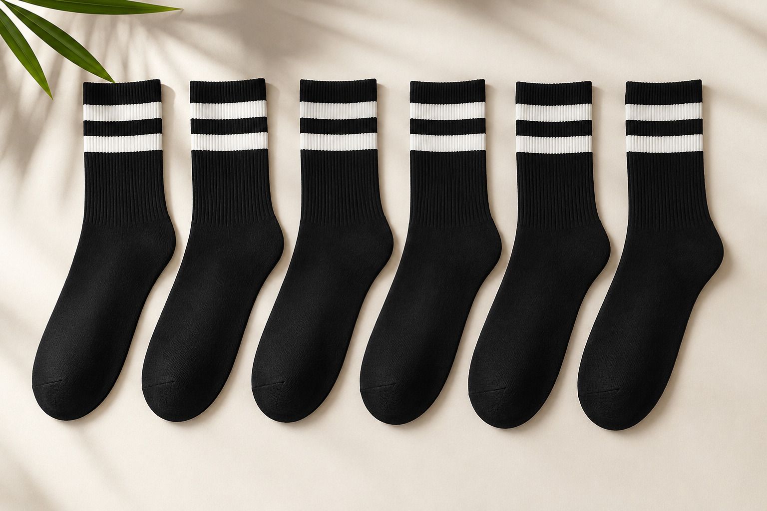 nanox Women Striped Mid-Calf/Crew-picture-3