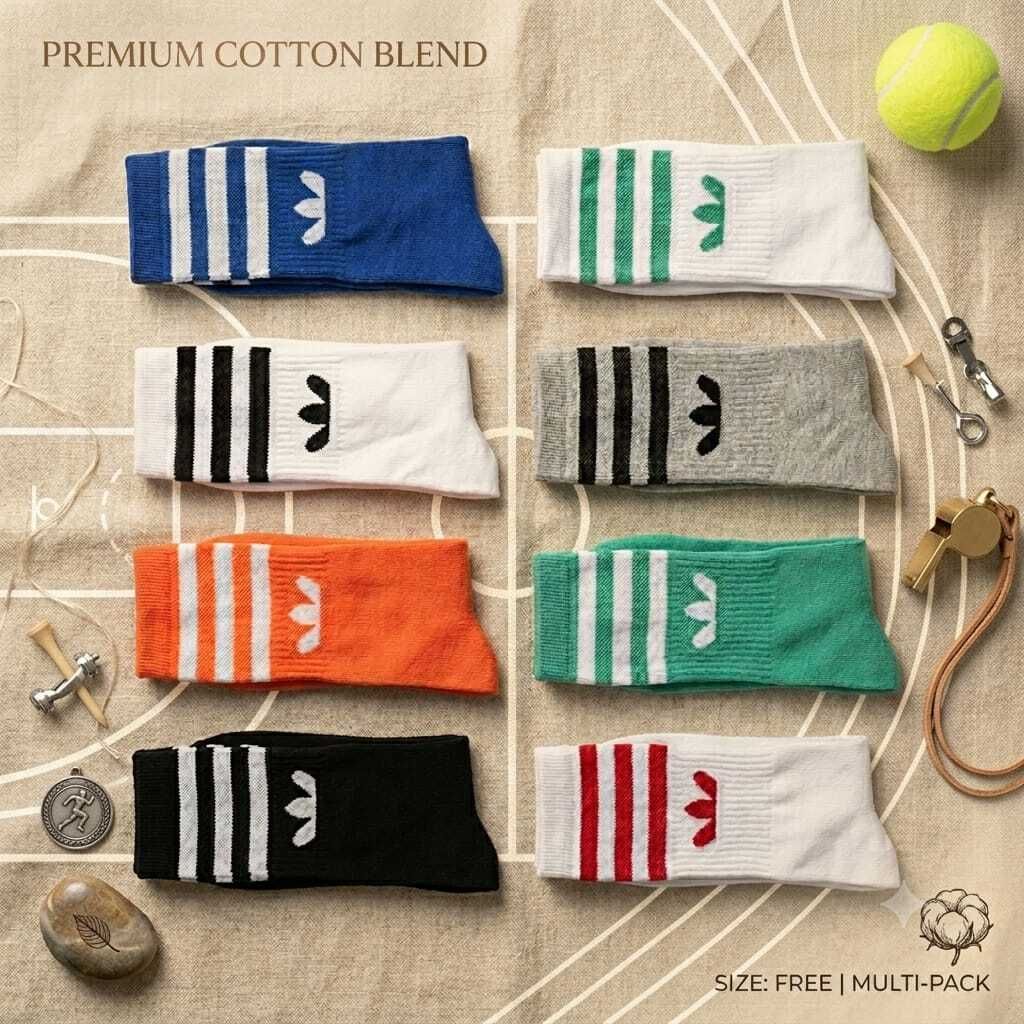 yokwee Men Solid Mid-Calf/Crew-picture-30