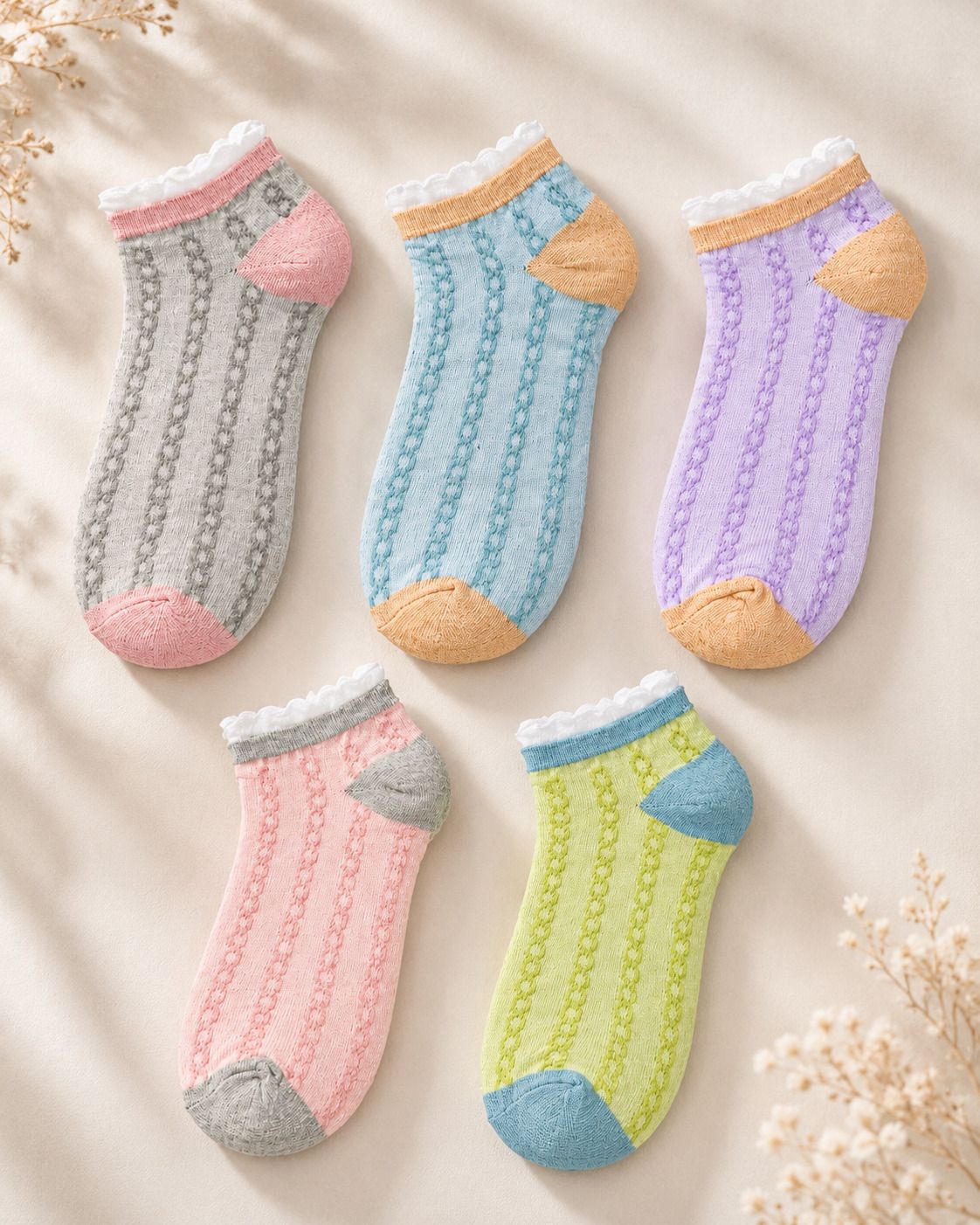 nihvi Women Self Design Ankle Length-picture-30