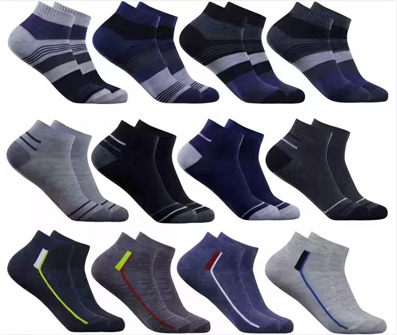 bahuzo Men Striped, Self Design Ankle Length-picture-42