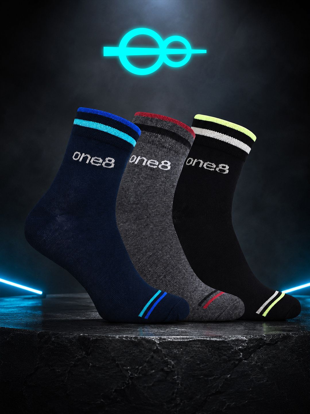 one8 Men Solid Ankle Length-picture-28