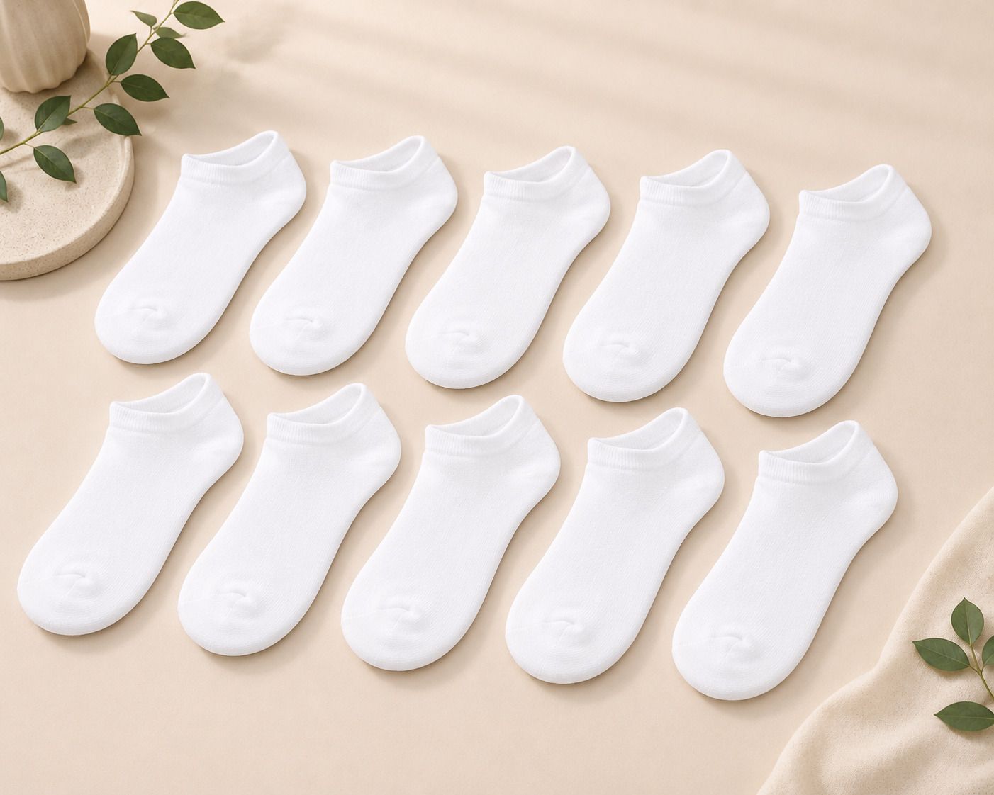 nanox Women Solid Peds/Footie/No-Show-picture-1