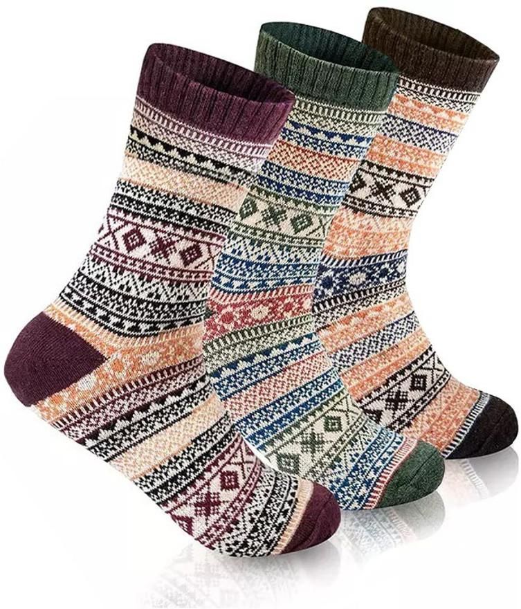 alexvyan Women Solid Mid-Calf/Crew-picture-17