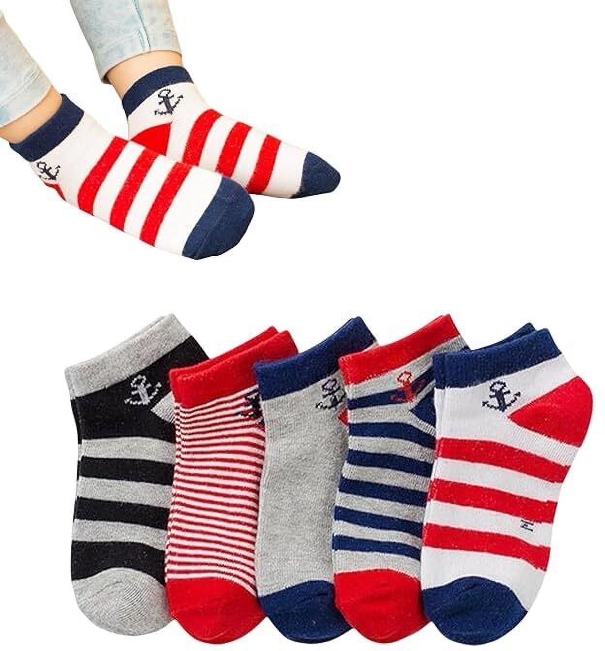 Kids Tube Socks Pack of 5 – Solid Color (9-12 Years) Feeding Cloak-image-5