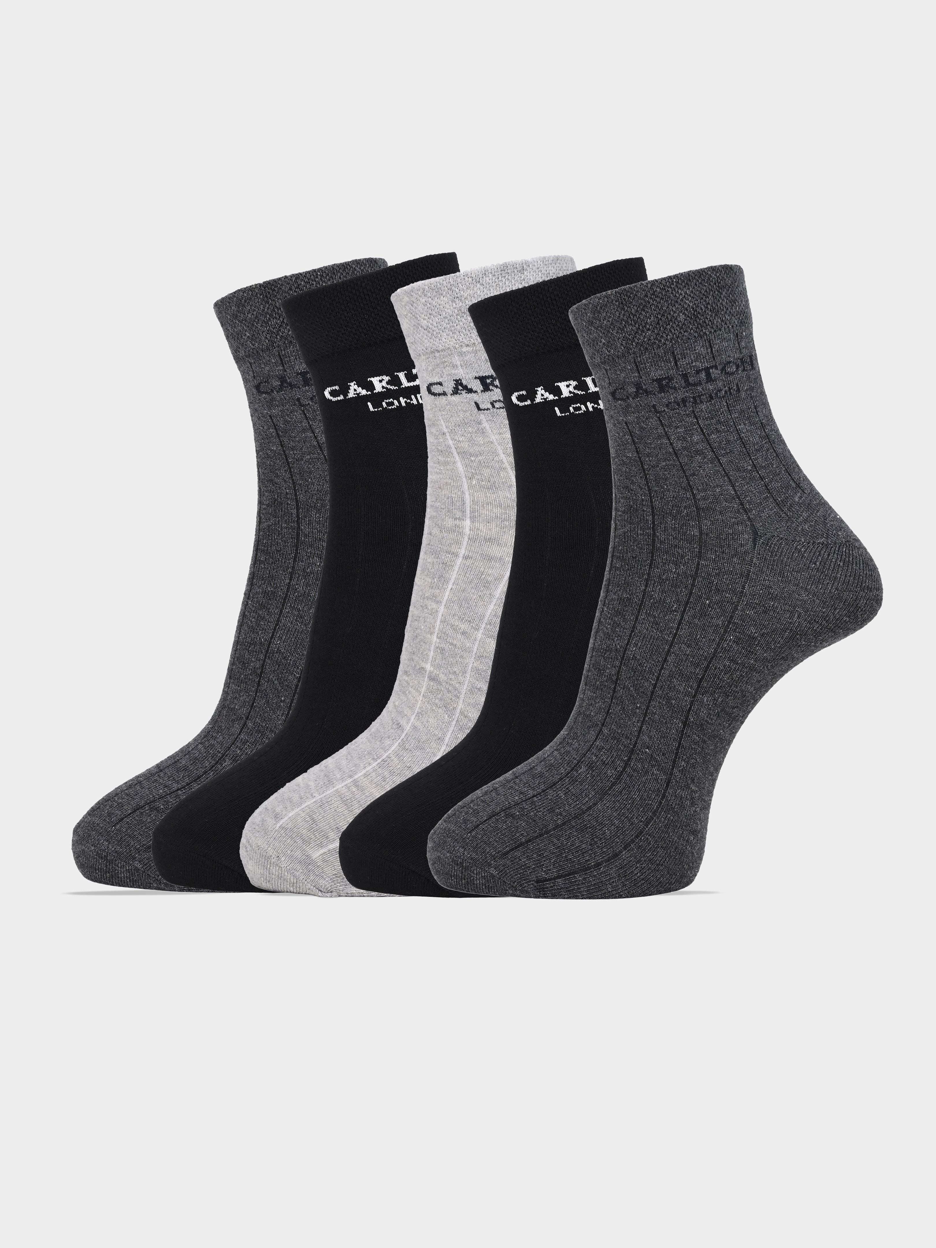 carlton london Men Solid Ankle Length-picture-17