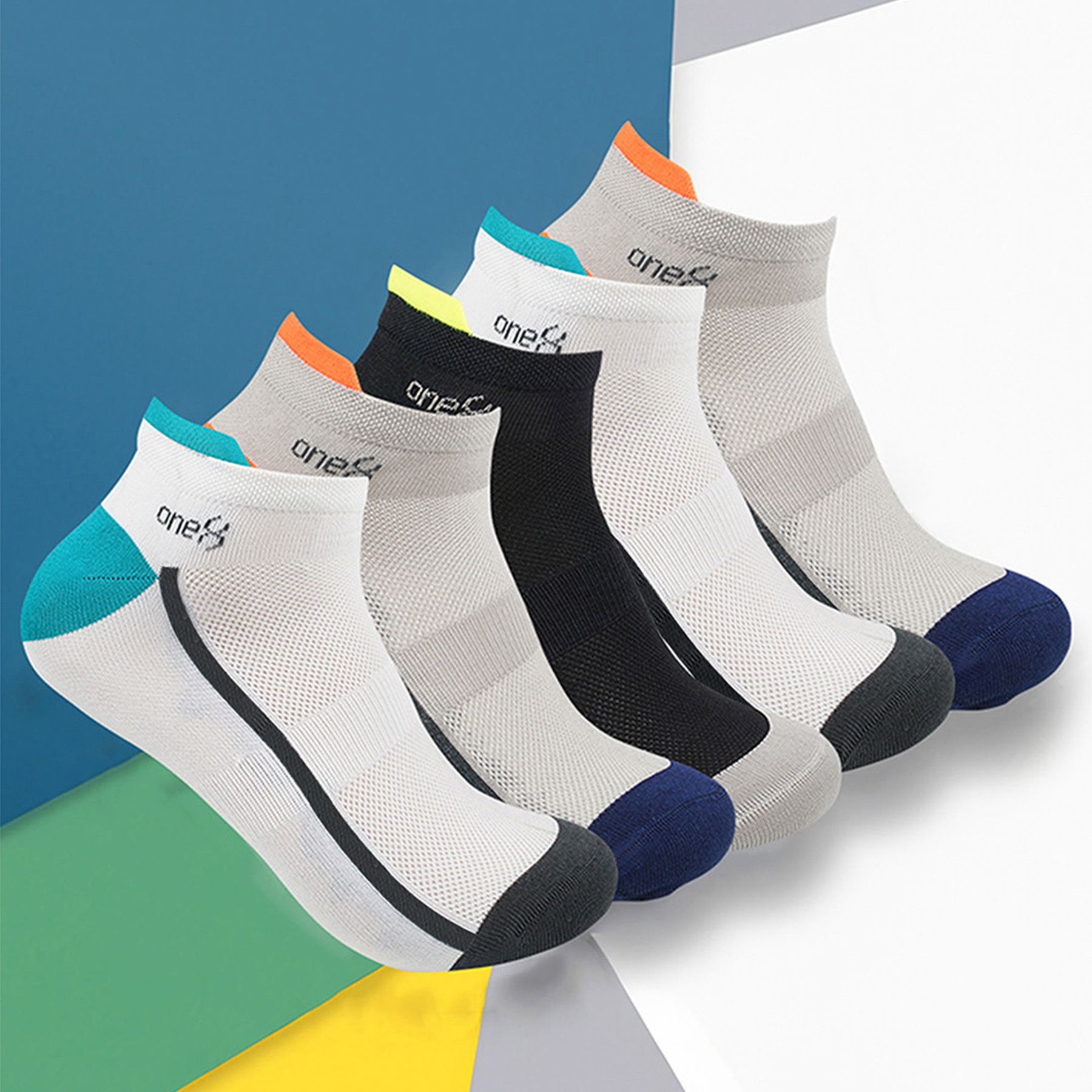 one8 By Virat Kohli MOISTURE MANAGEMENT Daily-Wear/Running/Gym/Training Ankle Socks Men Ankle Length-picture-24
