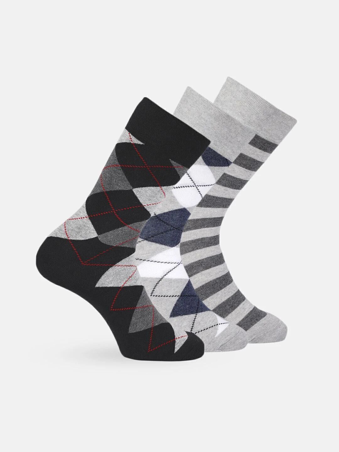 mast & harbour Men Argyle Mid-Calf/Crew-picture-13