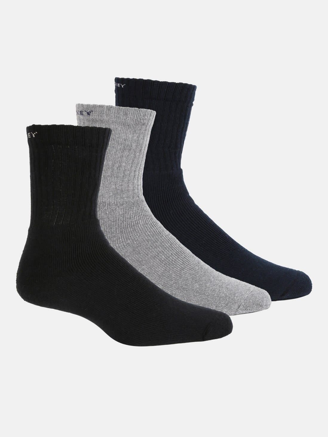 jockey 7035 Compact Cotton Terry Men Solid Mid-Calf/Crew-picture-35