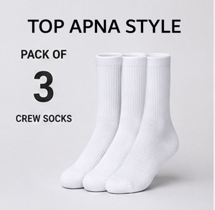 top apna style Men Solid Mid-Calf/Crew-picture-10