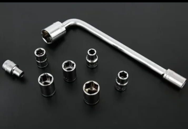 10 Pieces Hand Tools Wrench Set Spanner Set Tool Kit Socket Set Socket Set-image-16