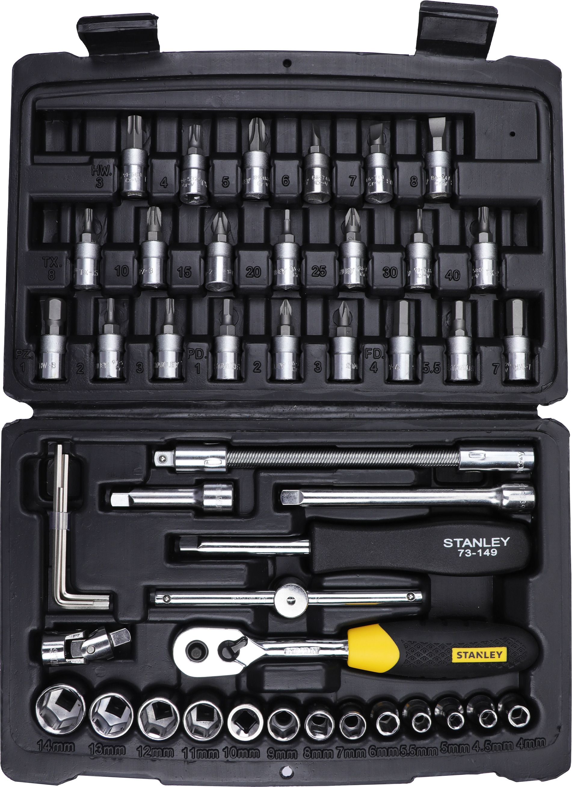 stanley 1/4 Inch Sq Dr Socket Set-picture-30
