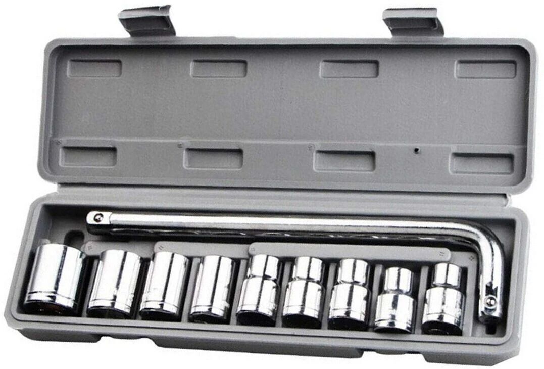 Aiwa 10 Pieces Hand Tools Wrench Set Spanner Set Tool Kit Socket Set