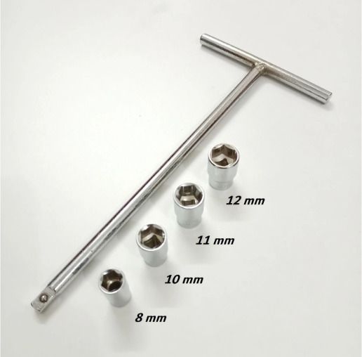 T Handle Spanner Socket Set with 8mm 10mm 11mm 12mm Heads for Mechanic Use Socket Set-image-17