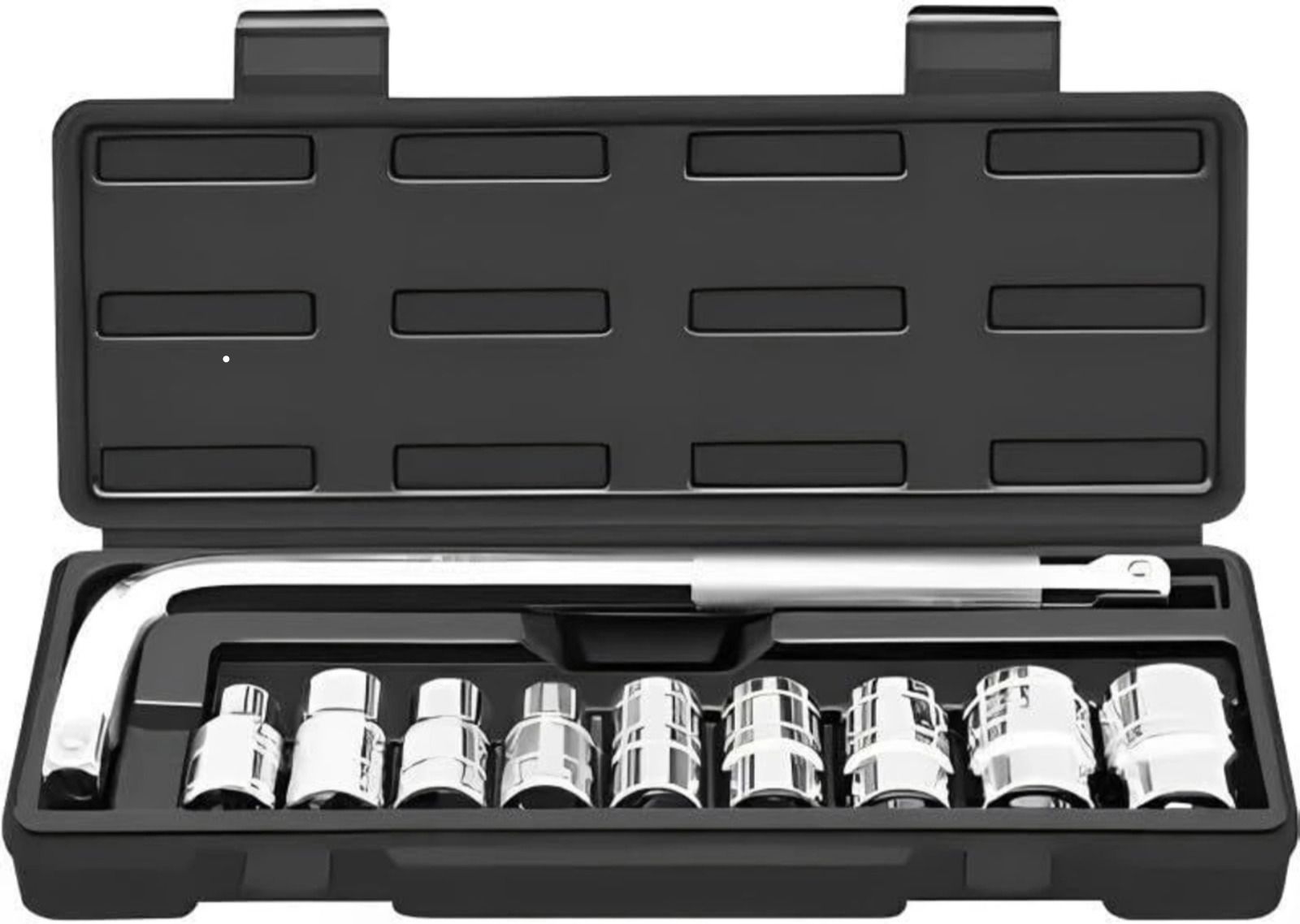 amozkart Heavy-Duty Socket Wrench Set with Carry Case for Auto & Home Repairs Socket Set-picture-36