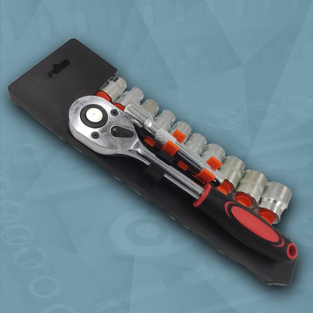 atrocitus Premium 12Piece HEX Socket Set Heavy Duty 1/2 Drive Precision Tool for Accuracy Socket Set-picture-17