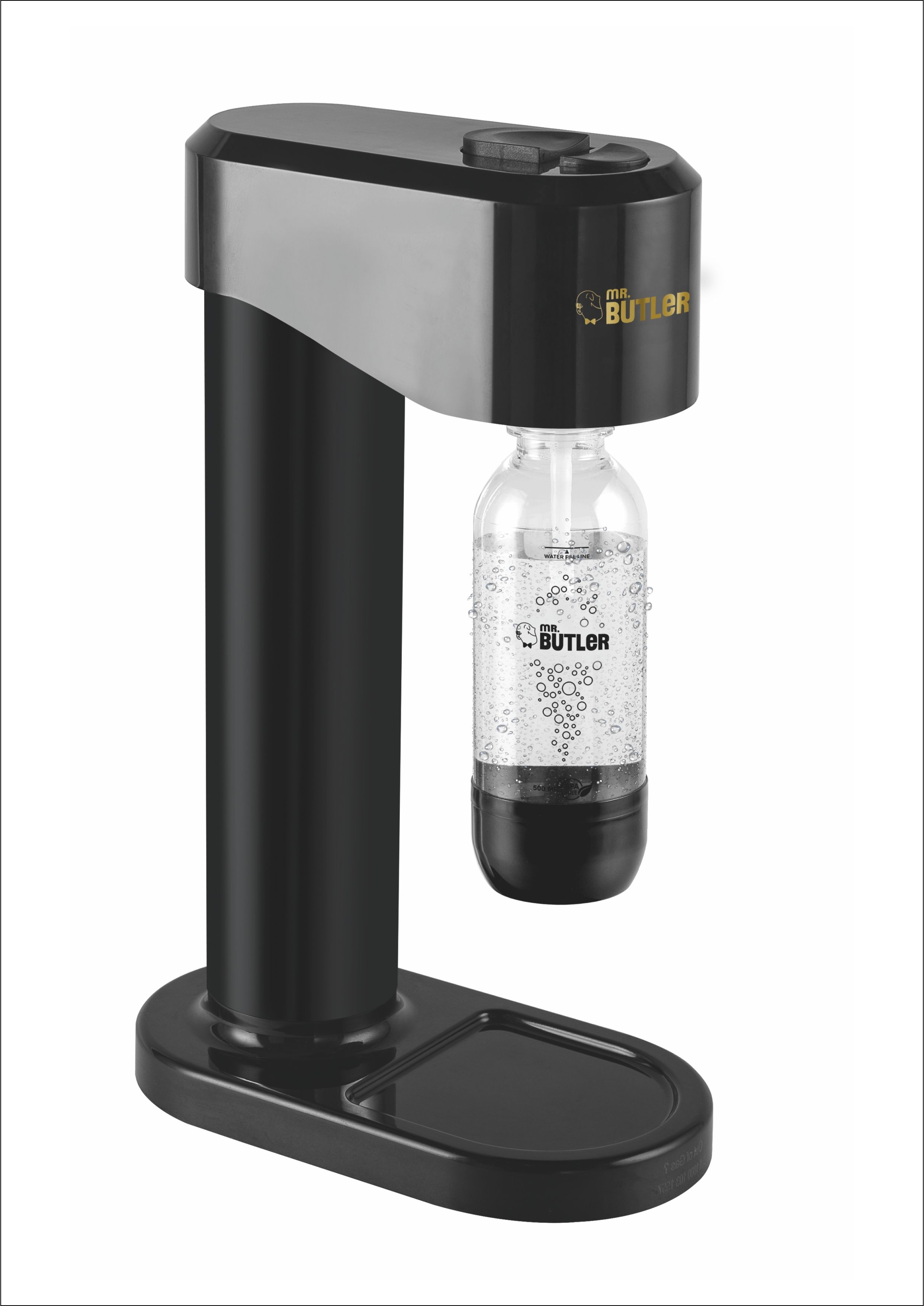 Mr Butler Instafizz Full Black Soda Maker