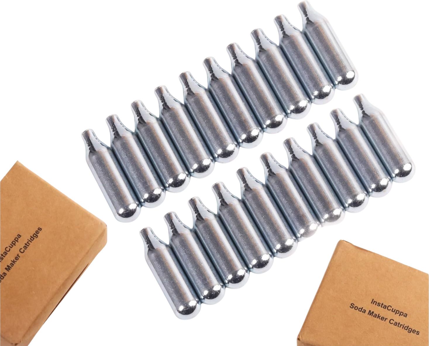 Soda Capsules (Pack of 20) | Compatible Only with InstaCupa Portable Soda Maker