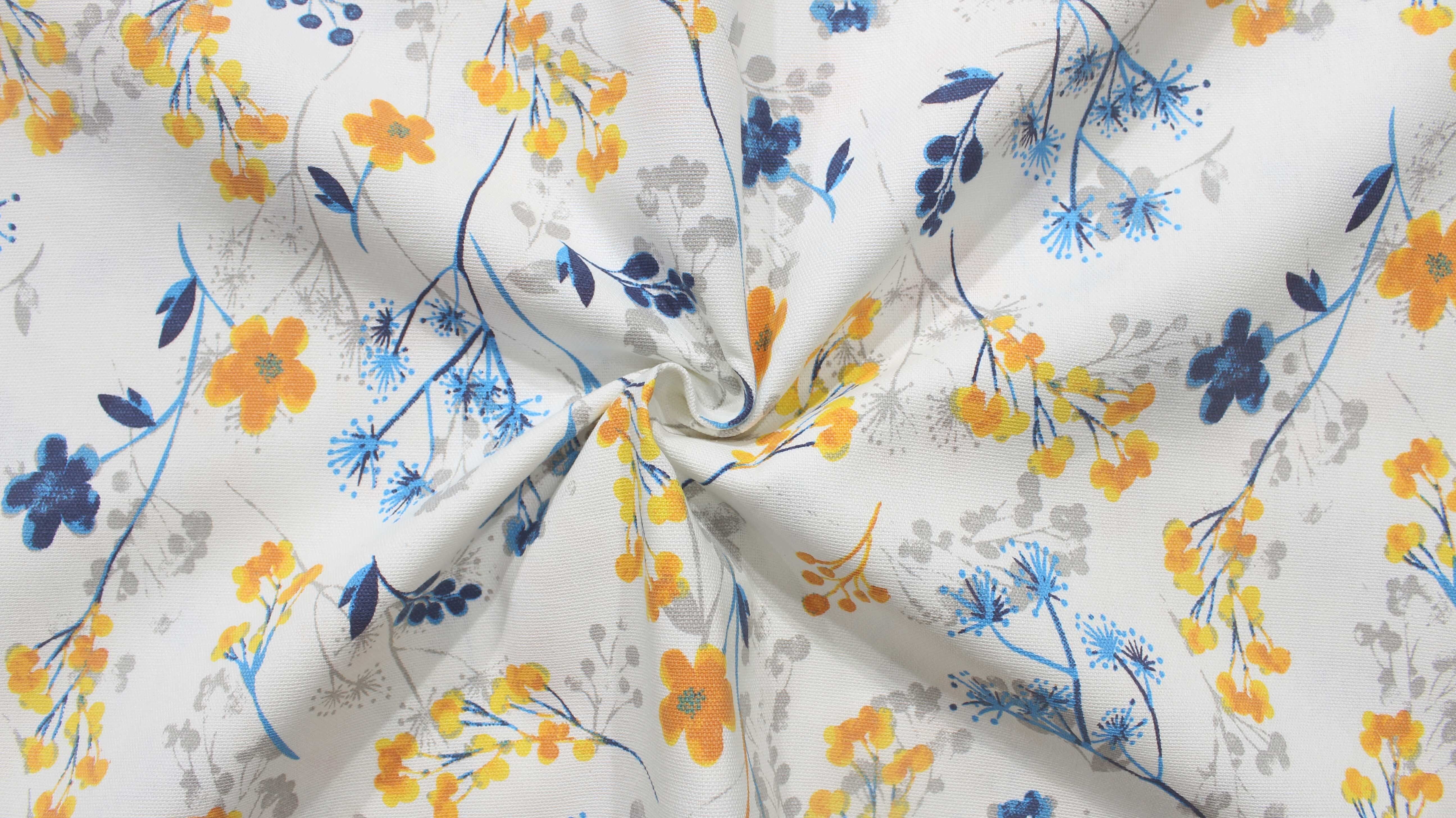 Mod _CC.FAB.040 Linear Floral Sofa Fabric