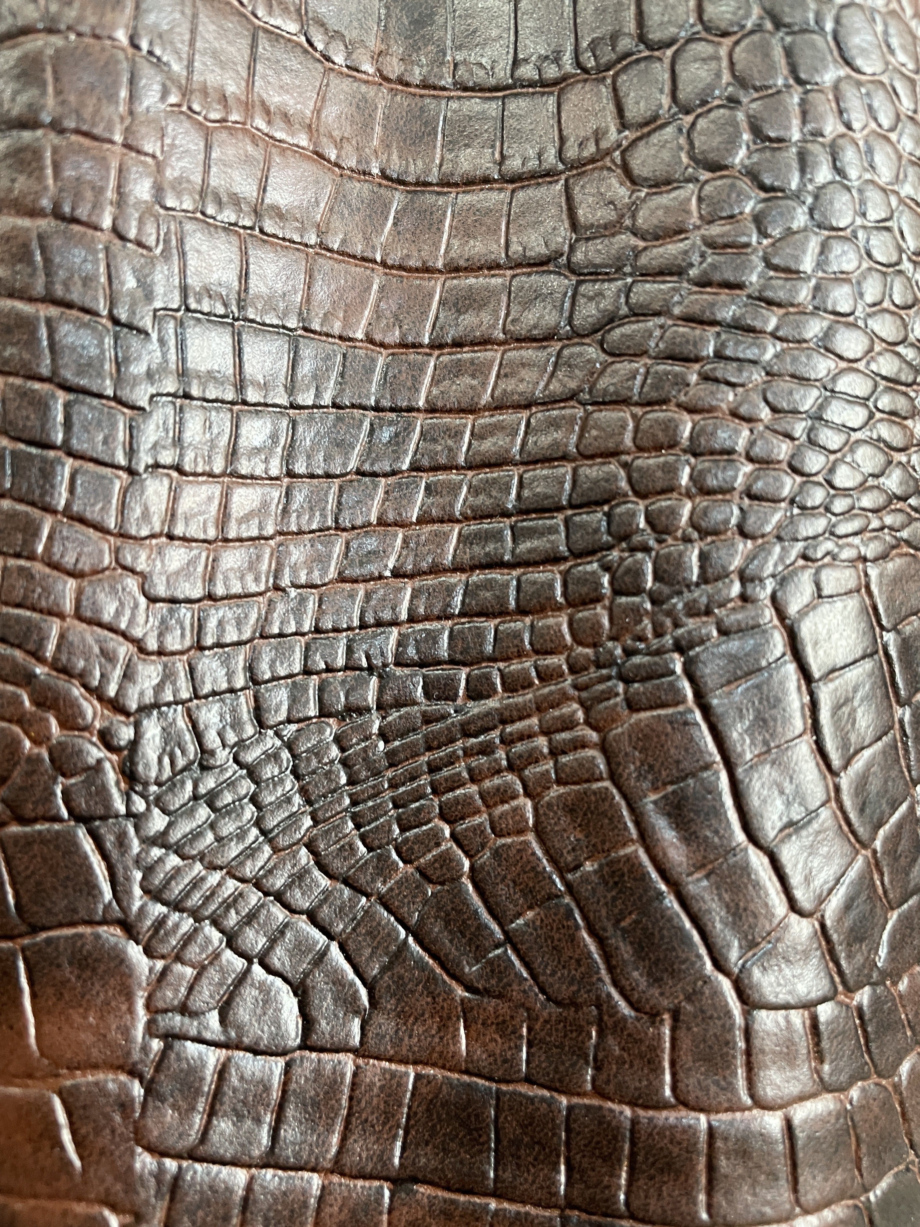 CROCODILE BROWN Sofa Fabric