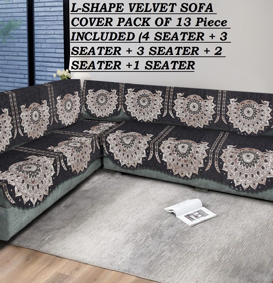 laying style LSHAPE SOFA 13 PIECE SET-GREY Sofa Fabric-picture-22