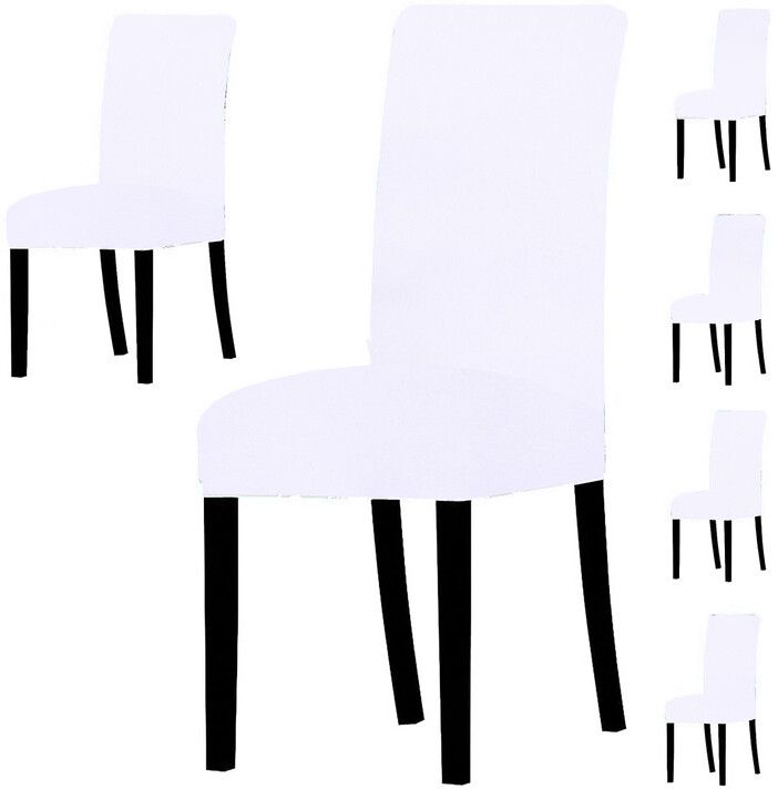 CHR3002P6White Chair Cover Sofa Fabric