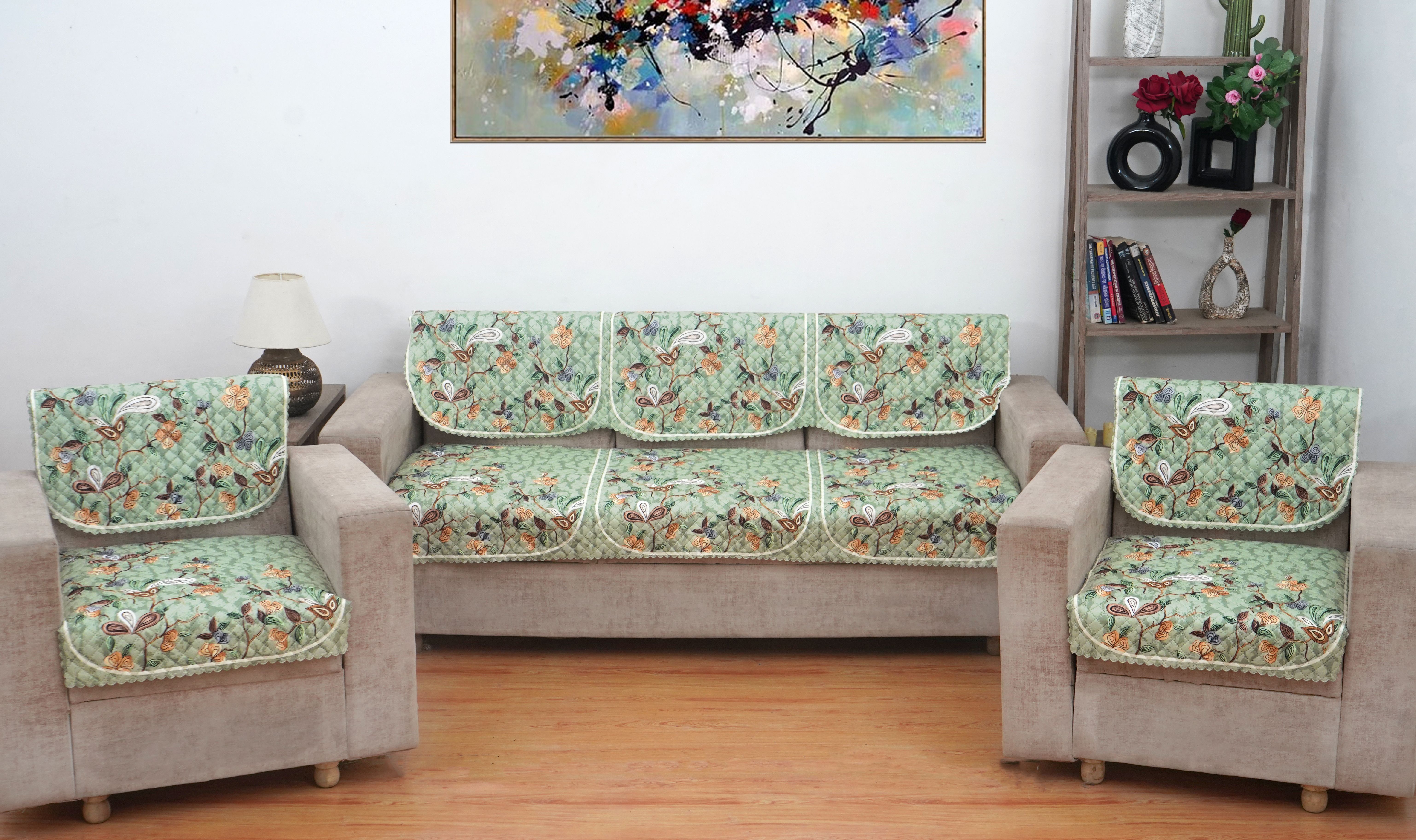 set new covers Velvet Sofa Cover 10 Pcs Sofa Fabric-image-3