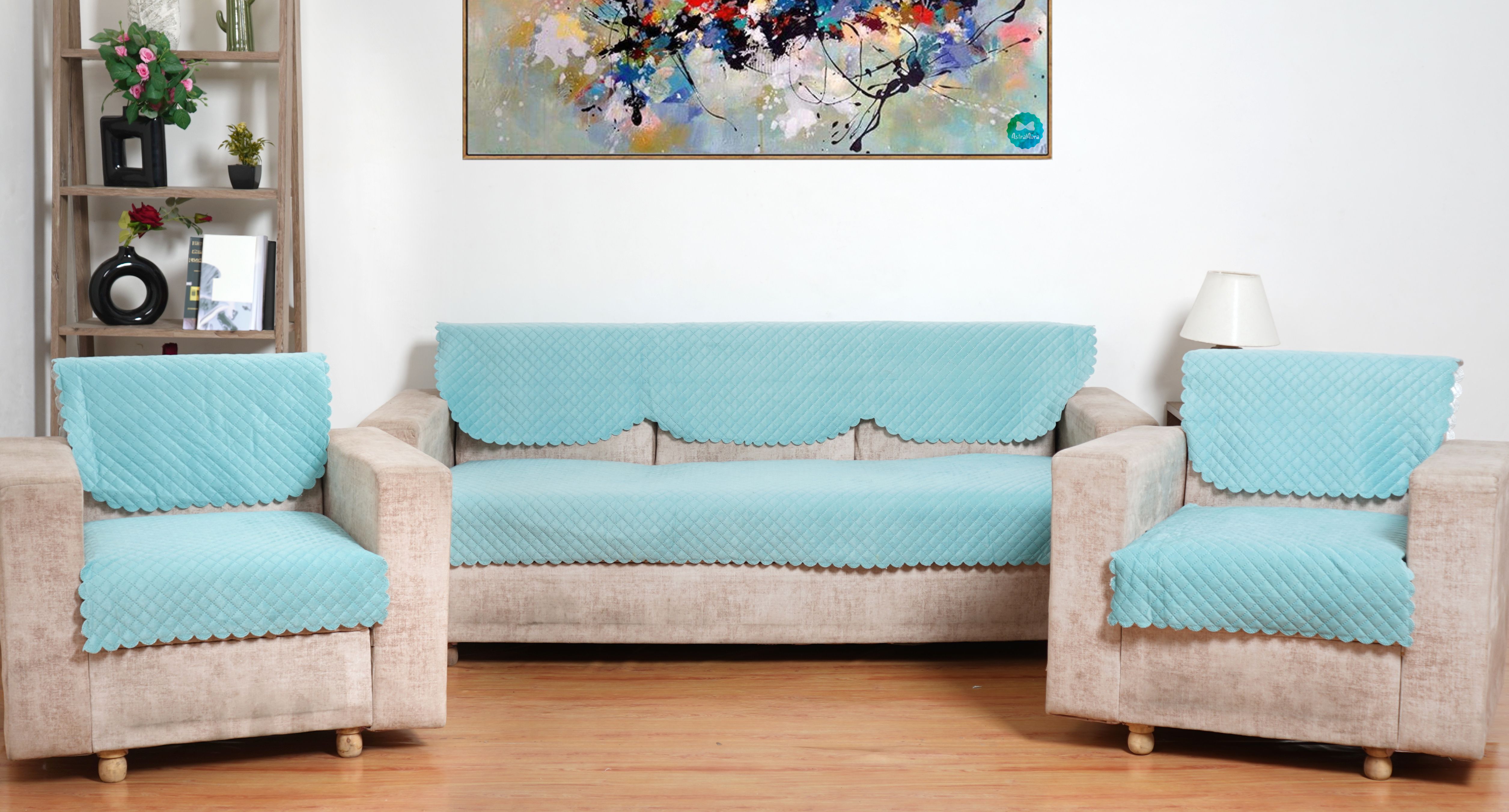 SCVEL-01-Solid Velvet Sofa Cover 10 Pcs Sofa Fabric-image-5