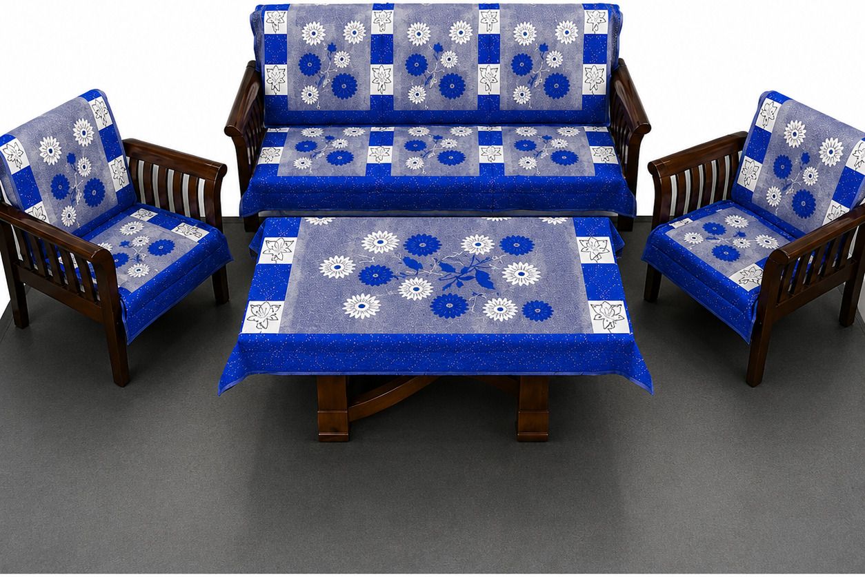 Standard 3+3+2+2+1, length=67cm, Width=57cm Sumat Cotton Blend Sofa Fabric-image-1