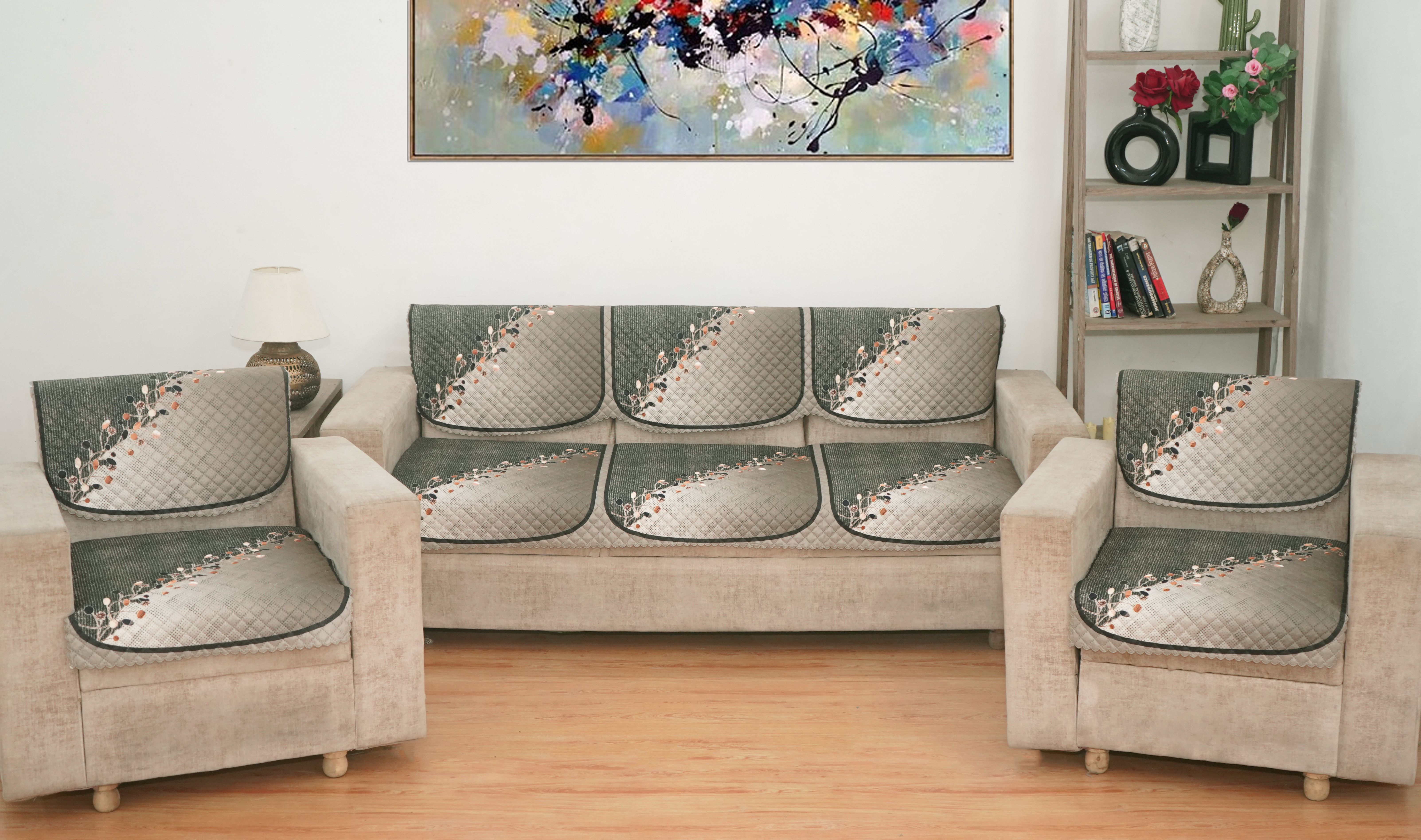 set new covers Velvet Sofa Cover 10 Pcs Sofa Fabric-image-9