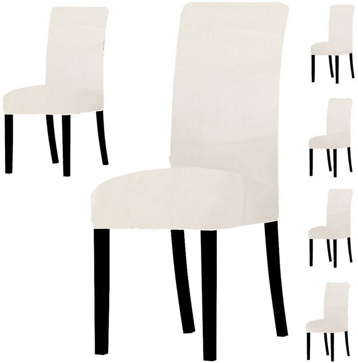 CHR3002P6Off White Chair Cover Sofa Fabric