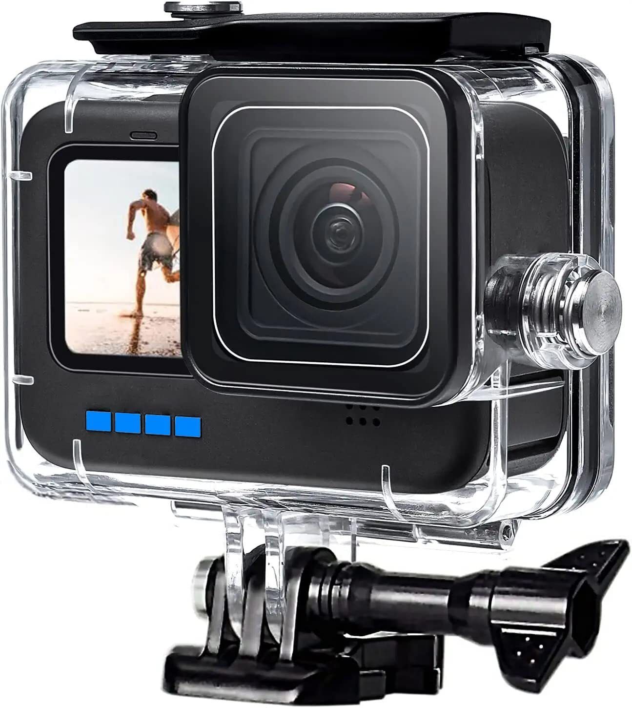 housemate Waterproof Case 60M for GoPro Hero 9/10/11/12 Protective Underwater Dive Housing Camera Housing