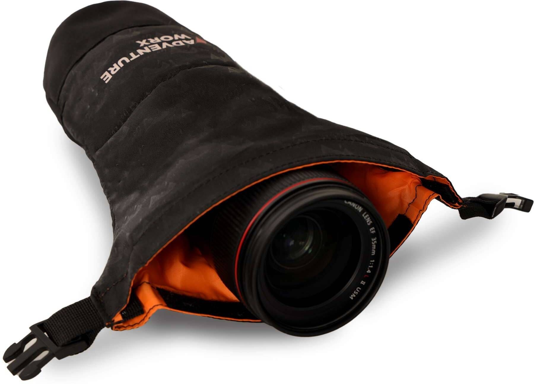 Adventure Worx BILD Padded Lens Covers/Sleeves – Medium Size Camera lens cover
