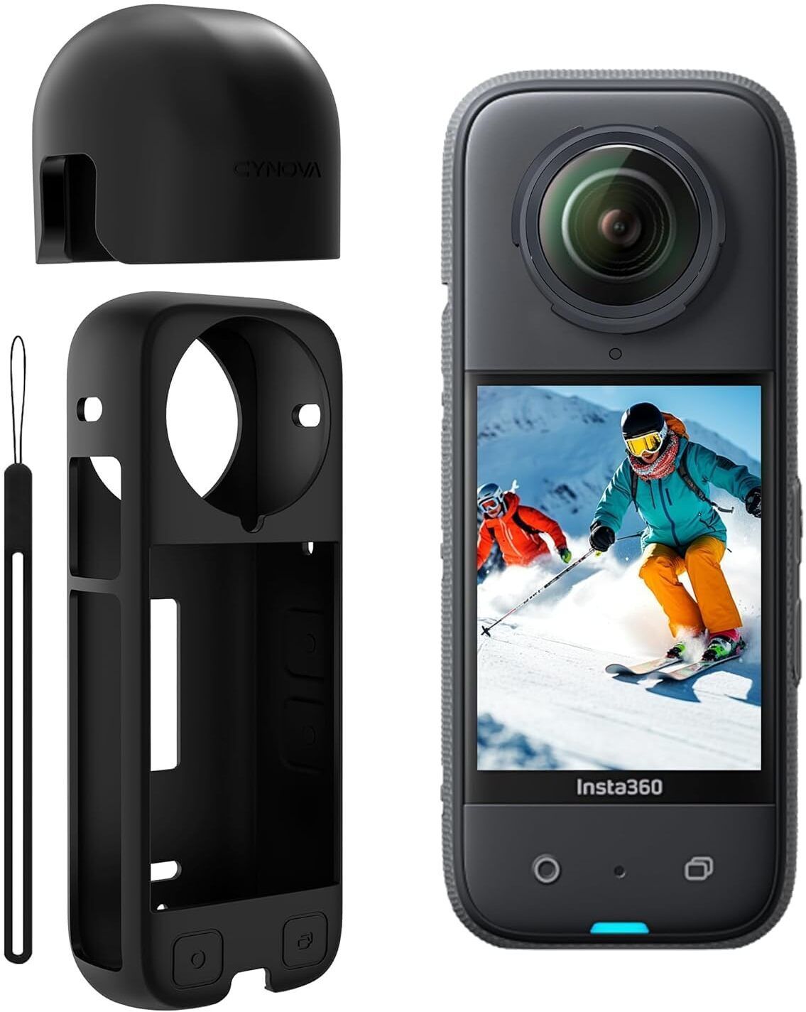 EKD Silicone Case/Screen Protectors/Lens Cap Suitable for Insta360 X4 Accessories Case-picture-41