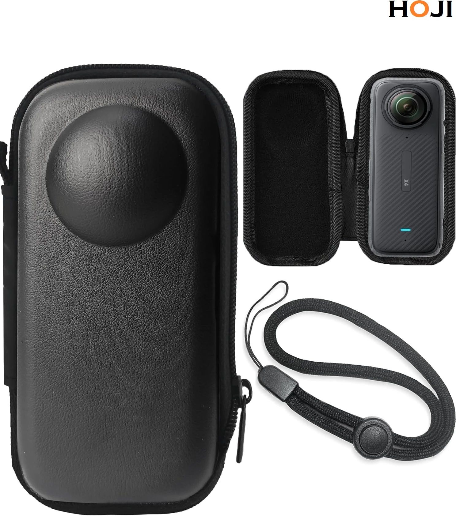 HOJI Insta360 X4 Hard Protective Carrying Case with Strap Hard Carrying Case-picture-12