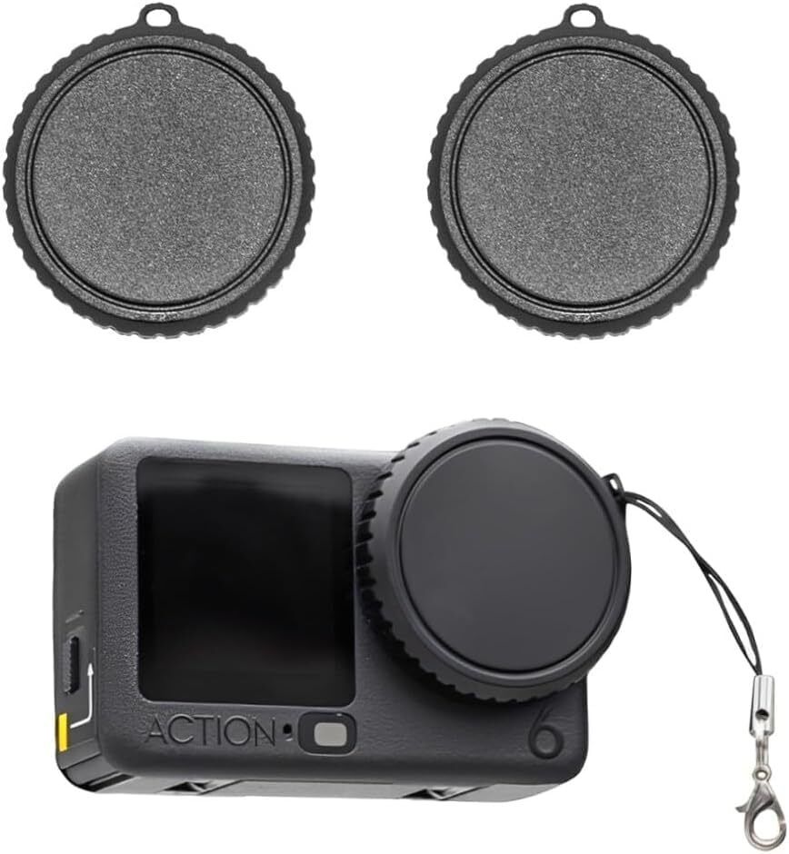 ELFOG 2pcs Lens Cap Suitable for Osmo Action 6 LENS COVER