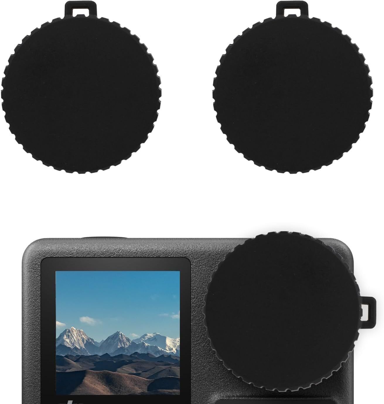 ELFOG 2pcs Lens Cap Suitable for Osmo Action 5/4 and Action 3 LENS COVER