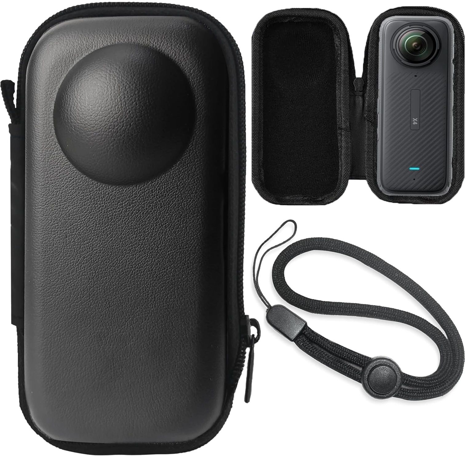 HOJI Carrying Case for Insta360 X5 360° Action Camera Mini Hard Shell Carrying Case-image-20